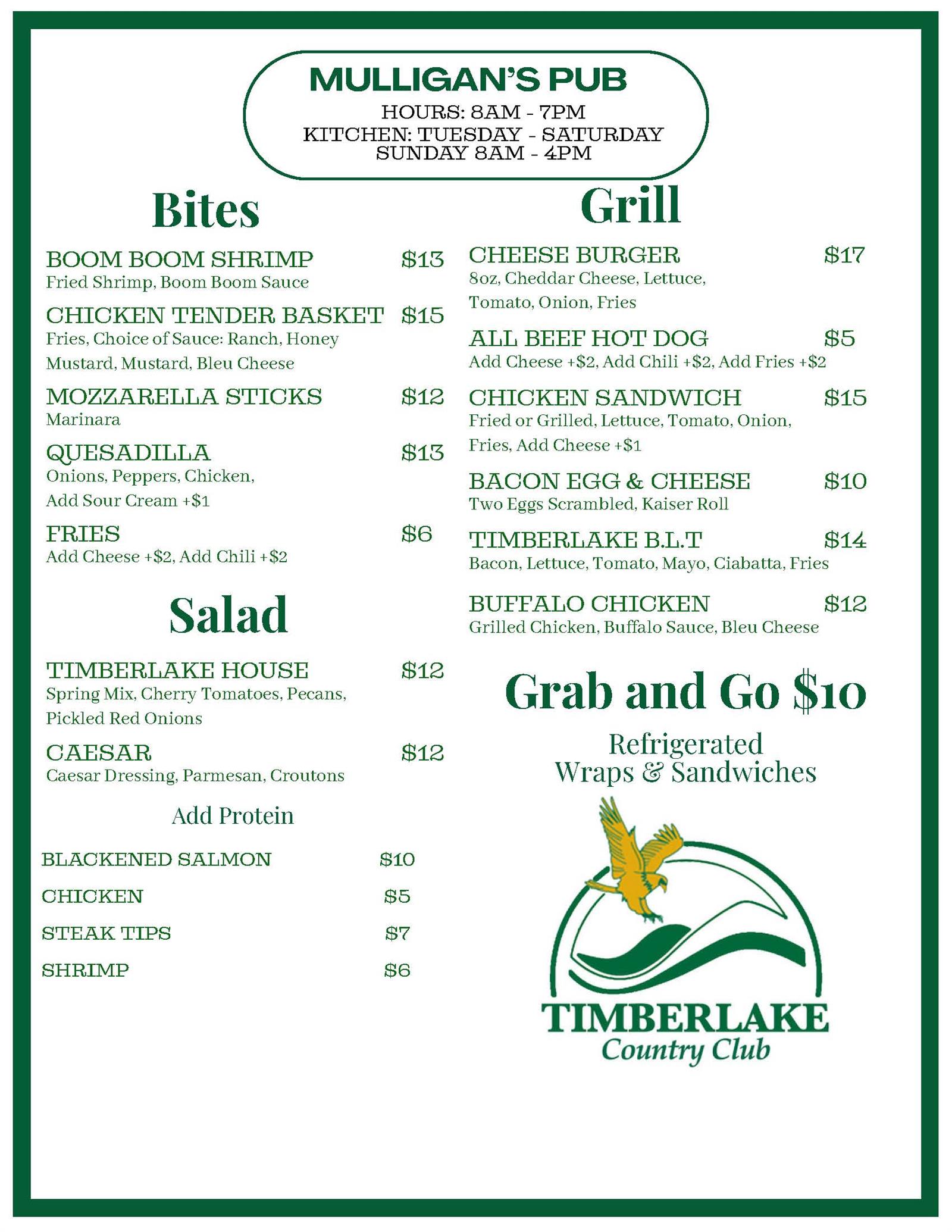 MulliganMenu